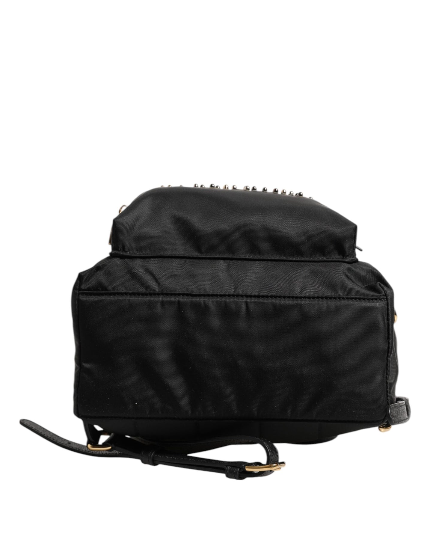 Dolce & Gabbana Black Nylon #DGFAMILY VULCANO Embellished Backpack Bag