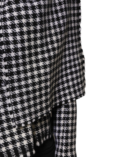 Dolce & Gabbana Multicolor Wool Monochrome Patterned Jacket