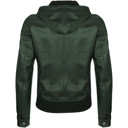 Dolce & Gabbana Green Lambskin Jacket