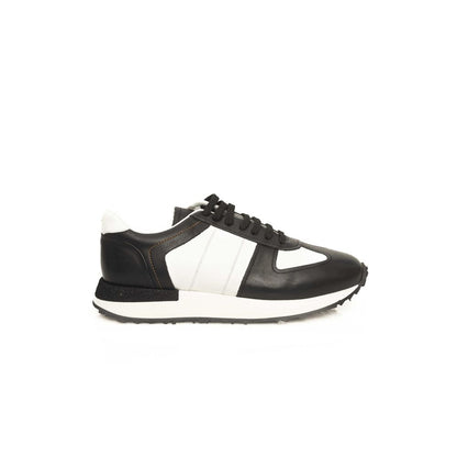 Cerruti 1881 Herren-Sneaker aus schwarzem Leder