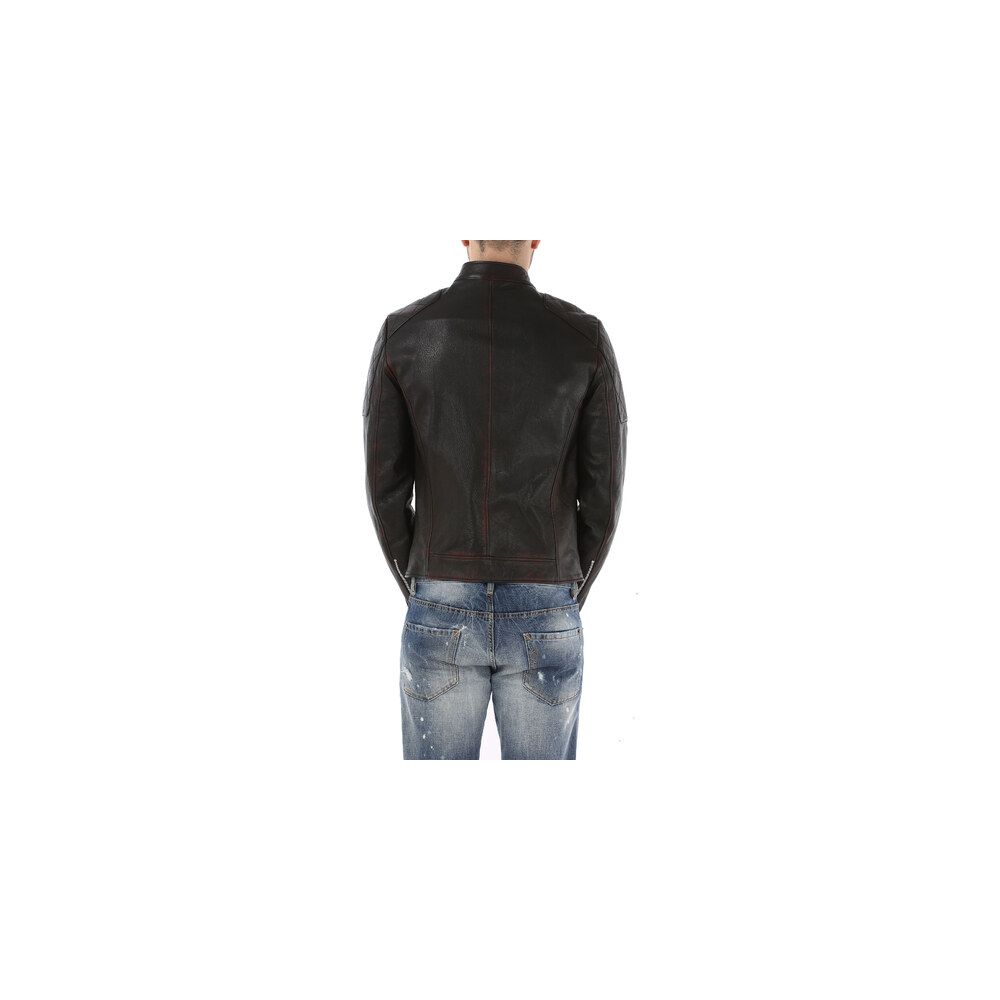 Dolce & Gabbana Black Goatskin Jacket