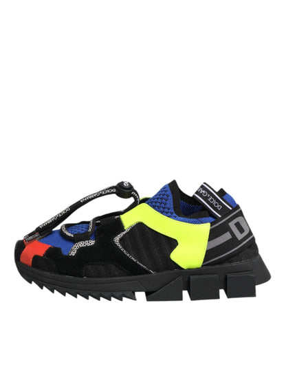 Dolce &amp; Gabbana Multicolor Sorrento Trekking Sneakers Schuhe