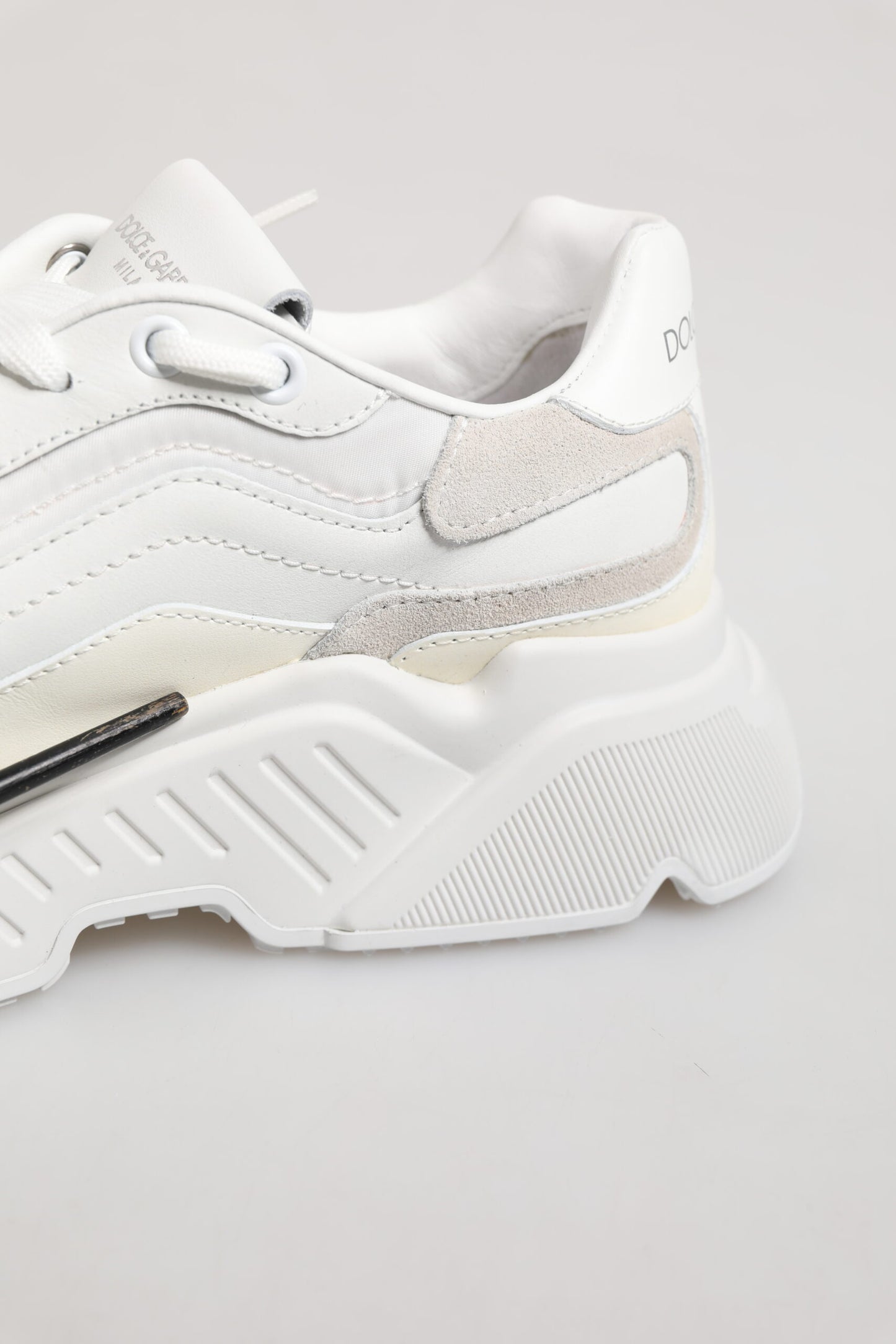 Dolce & Gabbana White Daymaster Low Top Mens Sneakers Shoes