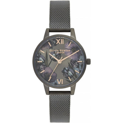 Olivia Burton Black Stainless Steel Watch