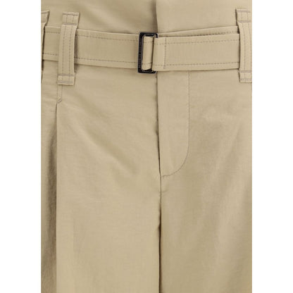 Brunello Cucinelli Pleated crop Pants