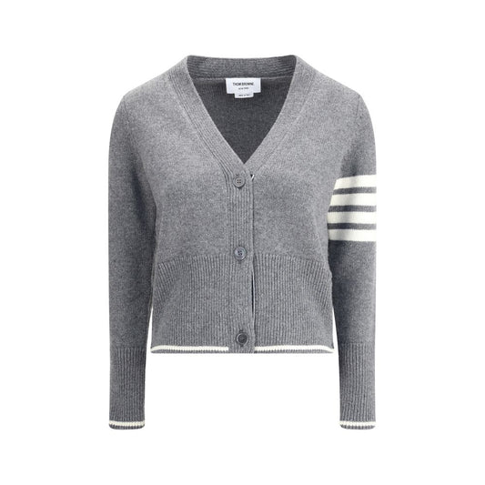 Thom Browne Virgin wool Cardigan with embrodery geese