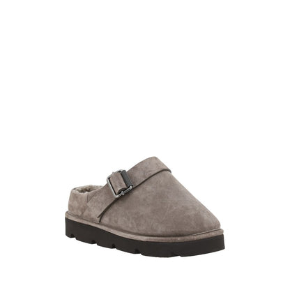 Brunello Cucinelli Fur Sabot
