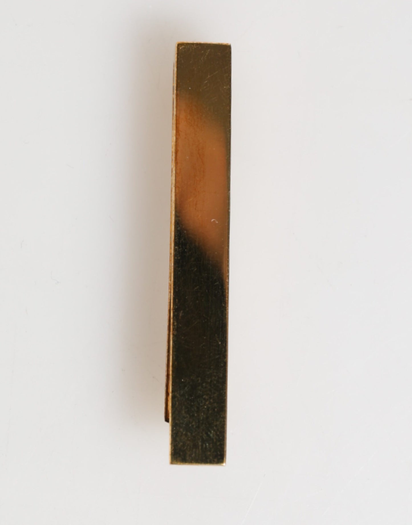 Dolce &amp; Gabbana Krawattenklammer mit goldfarbenem Messinglogo für Herren