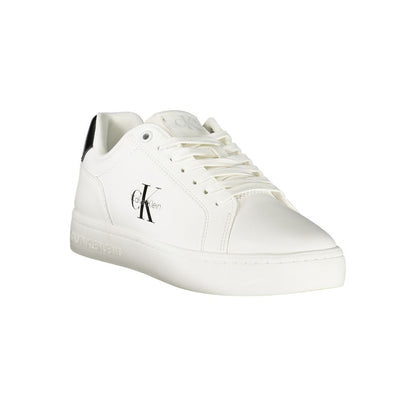 Calvin Klein White Polyester Sneaker