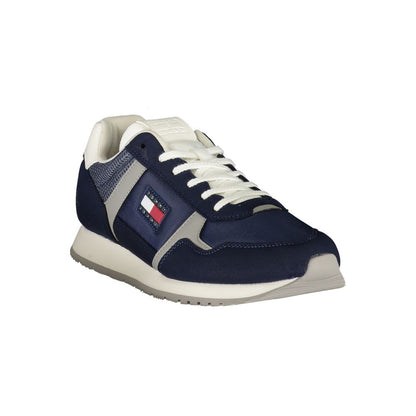 Tommy Hilfiger Blue Polyester Sneaker