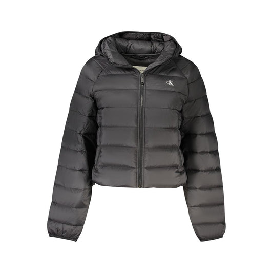 Calvin Klein Black Nylon Jackets & Coat