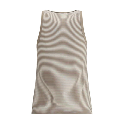 Brunello Cucinelli Striped Tank Top