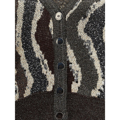 Missoni Wave pattern boxy Cardigan