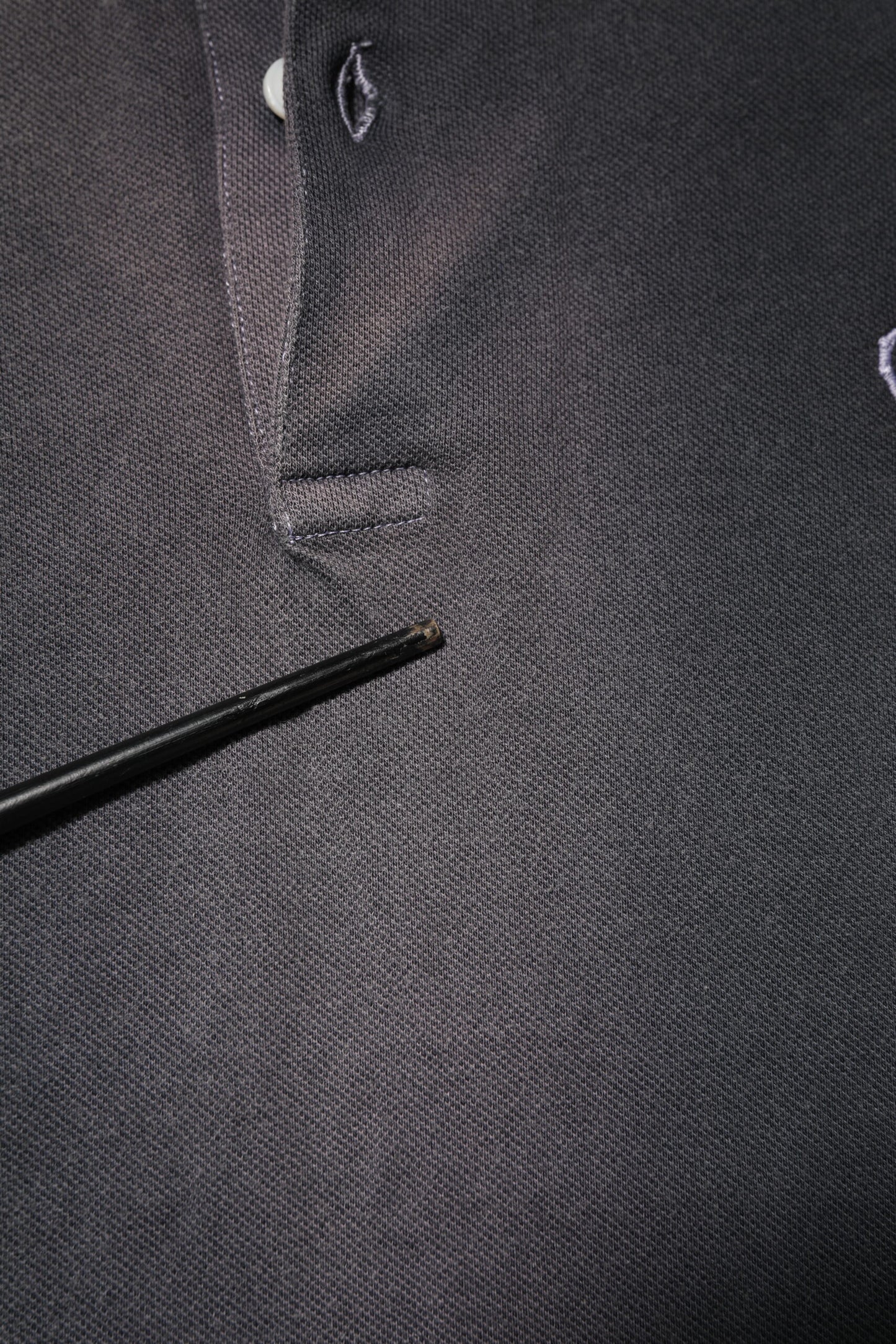 Dolce & Gabbana Gray Cotton Crown Collared Men Polo T-shirt