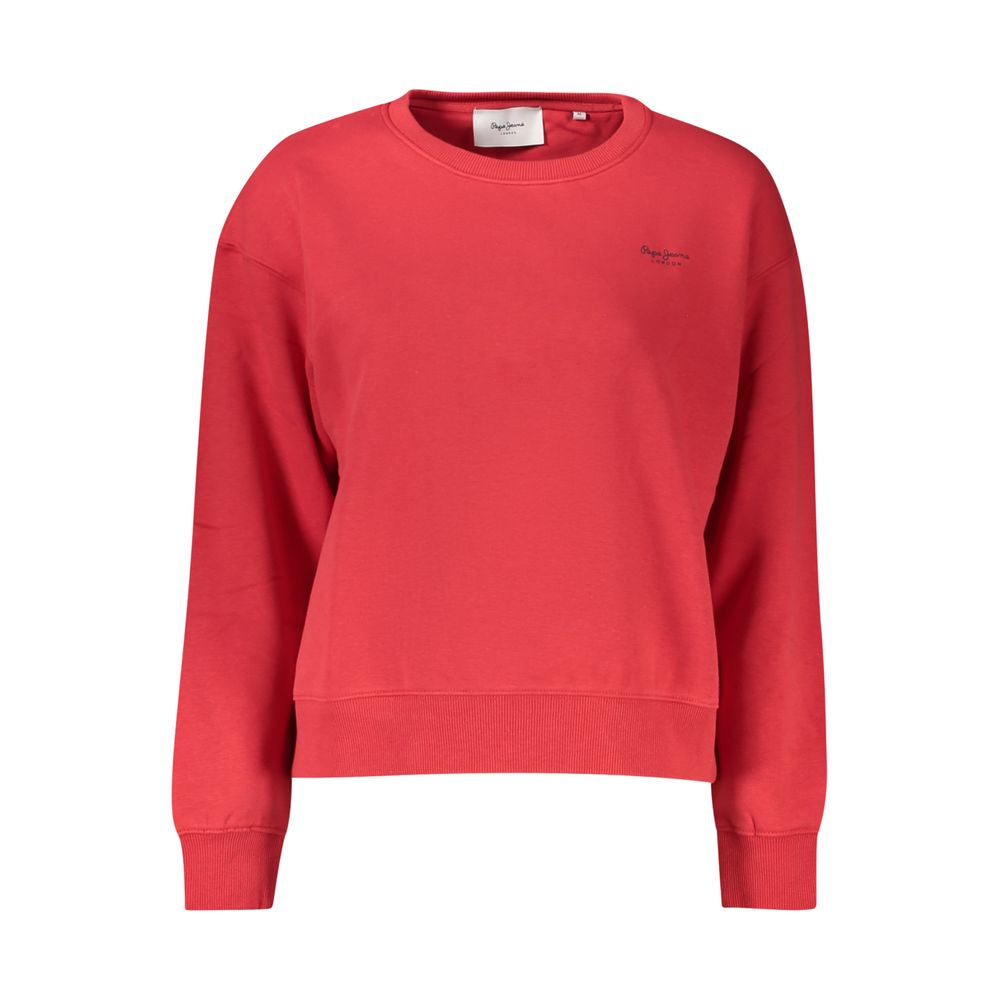 Pepe Jeans Red Cotton Sweater