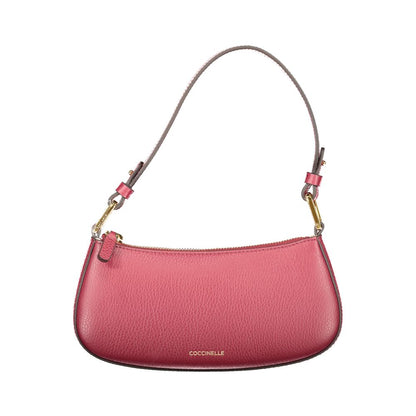 Coccinelle Purple Leather Handbag