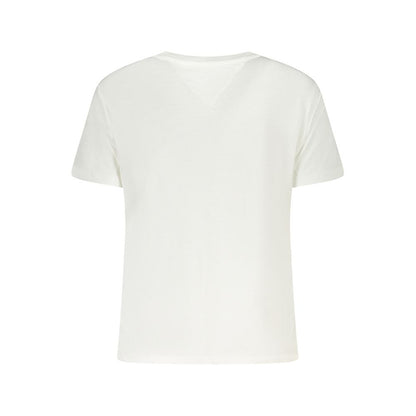 Tommy Hilfiger White Cotton Tops & T-Shirt