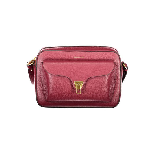 Coccinelle Purple Leather Handbag