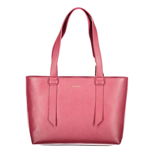 Coccinelle Purple Leather Handbag