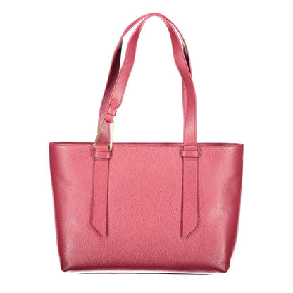 Coccinelle Purple Leather Handbag