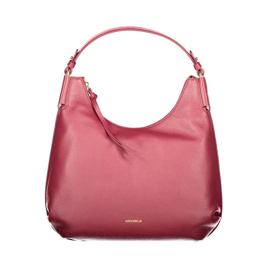 Coccinelle Purple Leather Handbag