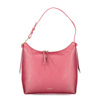 Coccinelle Purple Leather Handbag