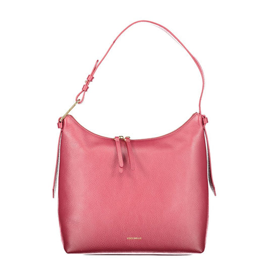 Coccinelle Purple Leather Handbag