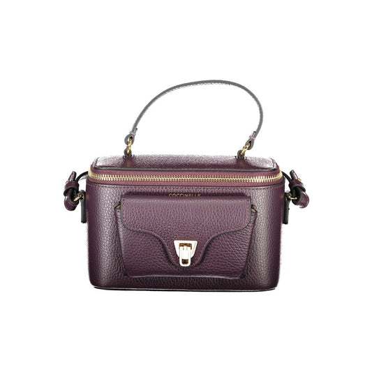 Coccinelle Purple Leather Handbag