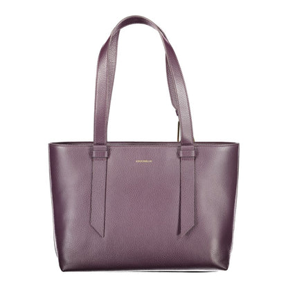 Coccinelle Purple Leather Handbag
