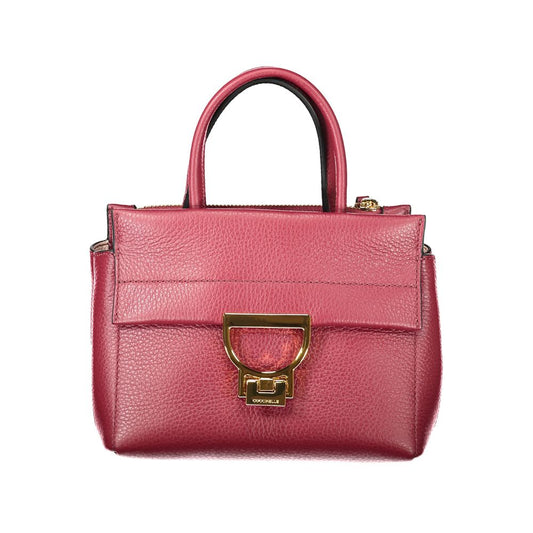 Coccinelle Purple Leather Handbag
