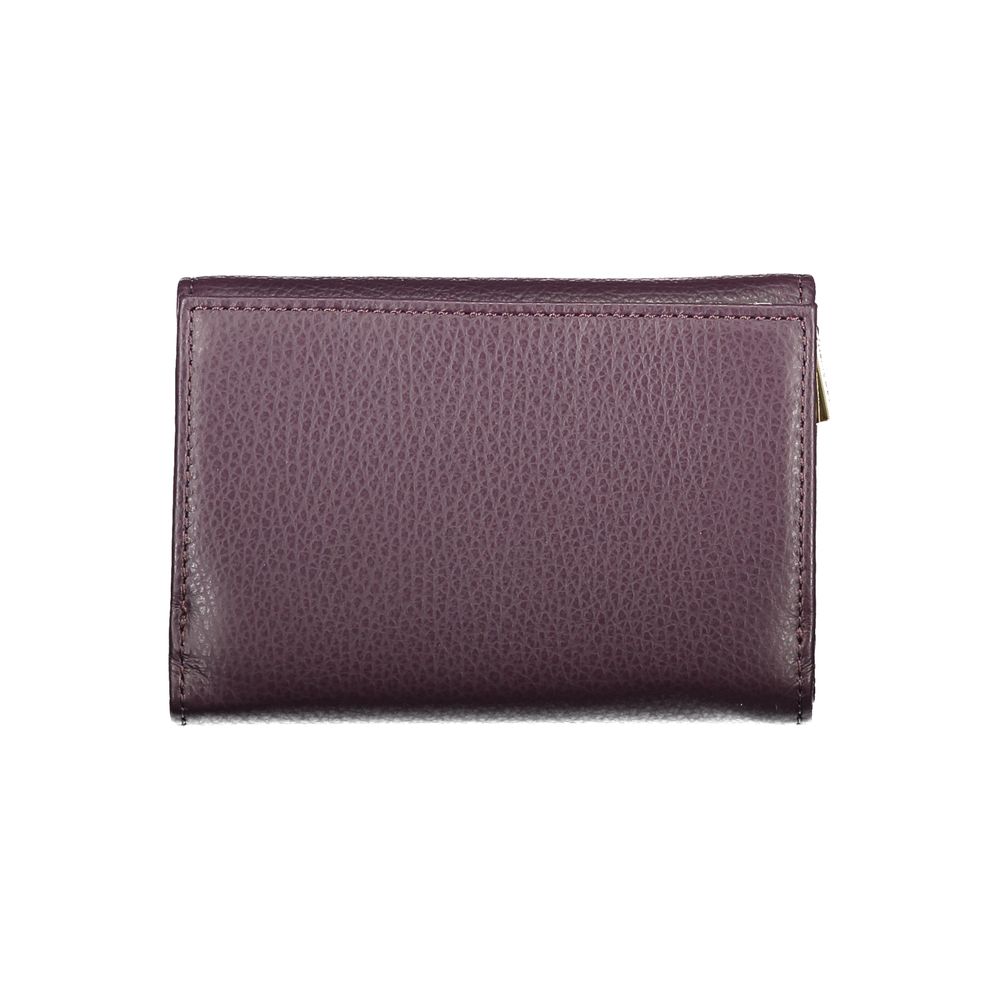 Coccinelle Purple Leather Wallet