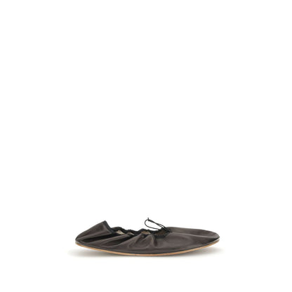 The Row Rounded Ballerinas