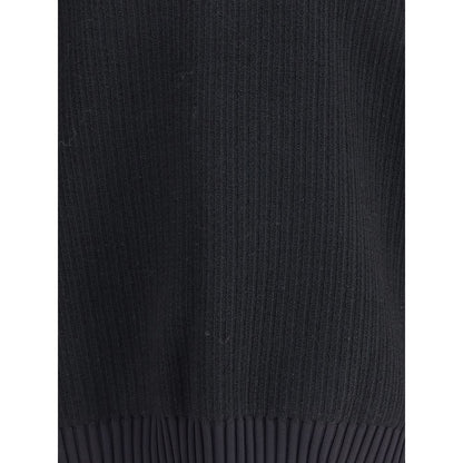 Y-3 PADDED UT CREW BLACK