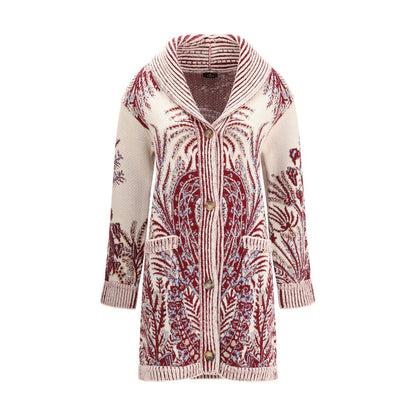 Etro Wool and cotton maxi Cardigan