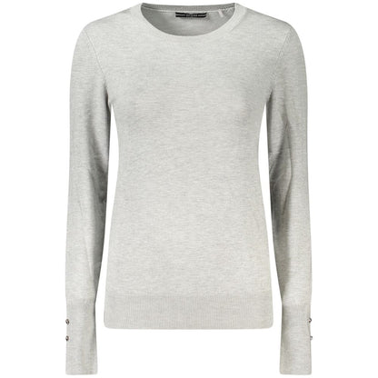 Guess Jeans Gray Viscose Sweater