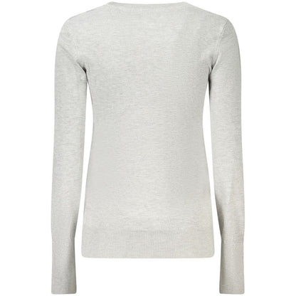 Guess Jeans Gray Viscose Sweater