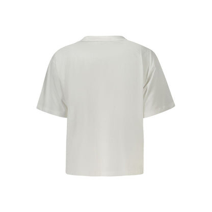 Guess Jeans White Cotton Tops & T-Shirt