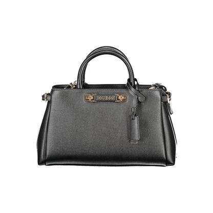 Guess Jeans Black Polyethylene Handbag