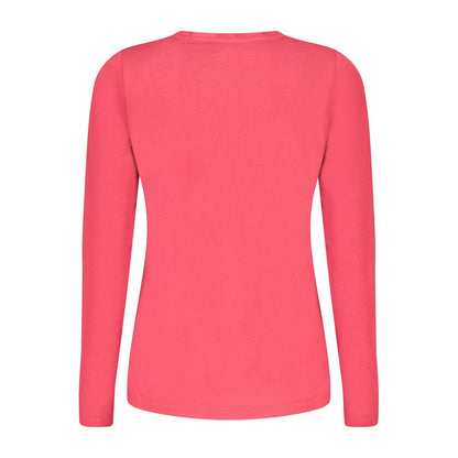 Pepe Jeans Red Cotton Tops & T-Shirt