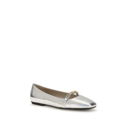 PINKO Metallic Ballerinas