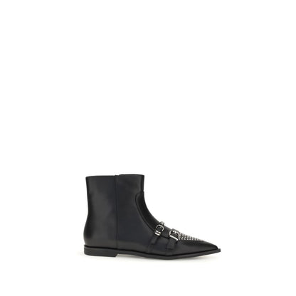 PINKO Studded Ankle Boots