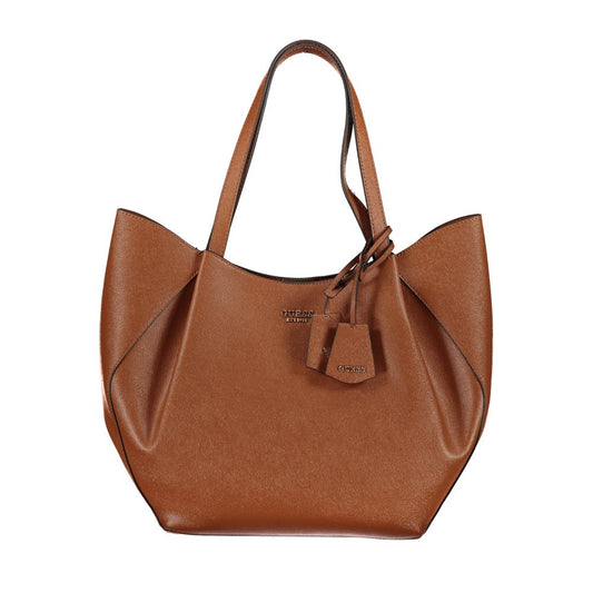 Guess Jeans Brown Polyethylene Handbag