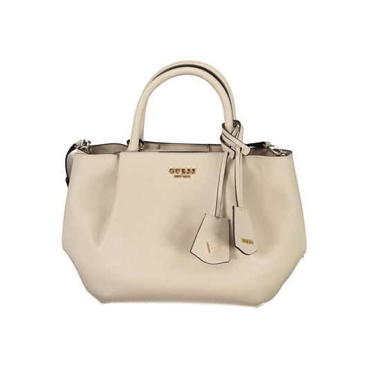 Guess Jeans Beige Polyethylene Handbag