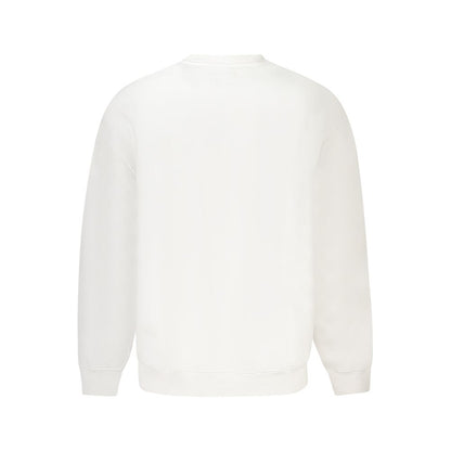 Guess Jeans White Cotton Sweater
