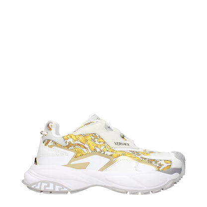Versace Gold Fabric Low Tops