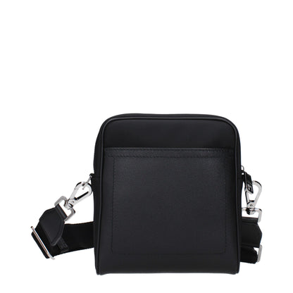 Dolce & Gabbana Black Fabric Crossbody Bags