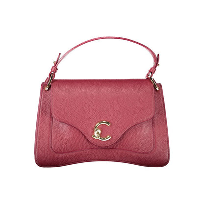 Coccinelle Purple Leather Handbag
