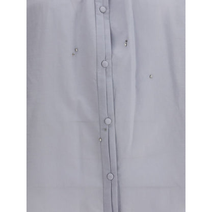 Forte_Forte Voile Shirt with embroidery