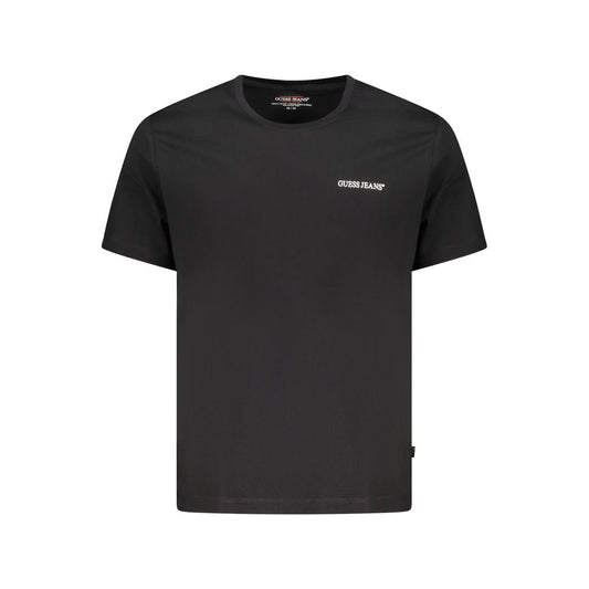 Guess Jeans Black Cotton T-Shirt