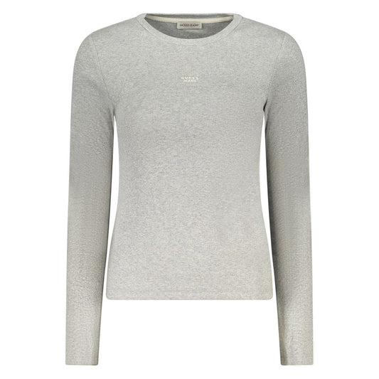 Guess Jeans Gray Cotton Tops & T-Shirt